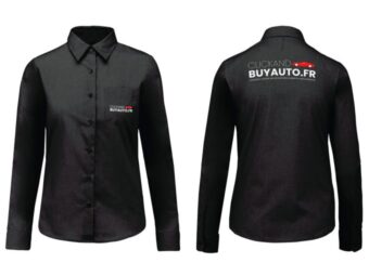 Chemise Femme légère à Manches Longues ClickAndBuyAuto.fr