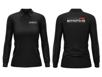 Polo Femme Manches Longues ClickAndBuyAuto.fr