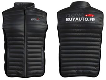 Doudoune sans manche Bi-Matière ClickAndBuyAuto.fr