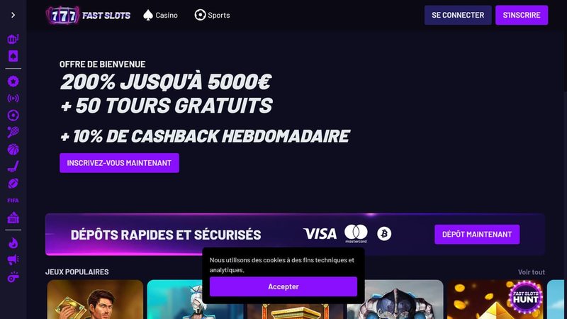 Explorez casino fast slots